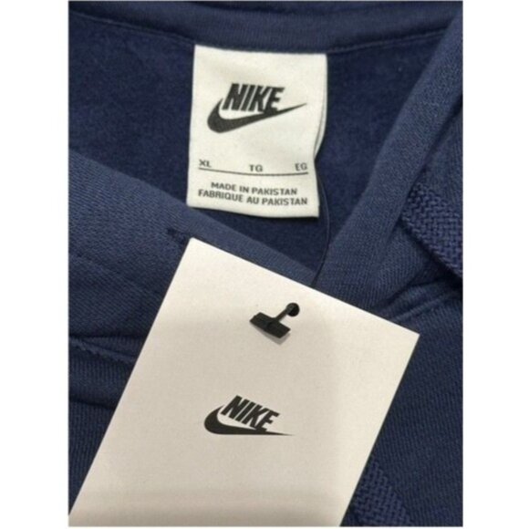Nike Club Fleece Logo Graphic Pullover Hoodie Sweatshirt Men's XL New with Tags - Picture 5 of 14